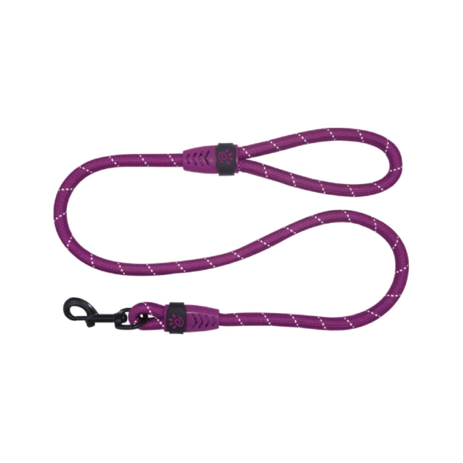 Doco - Reflective Rope Leash With Plastic Encased Handle Loop (1/2" Width) - 4Ft - Large