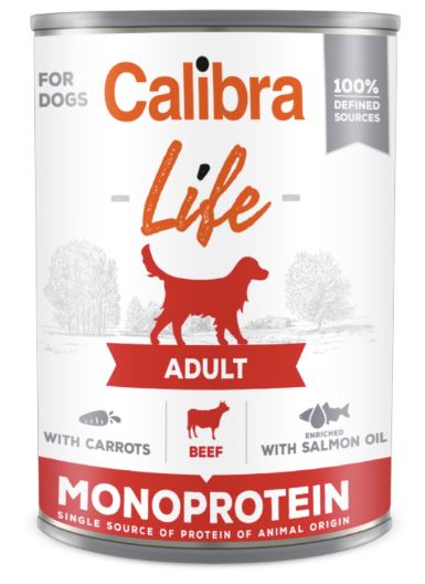 Calibra - Dog Life Can Wet Food Monoprotein 400G