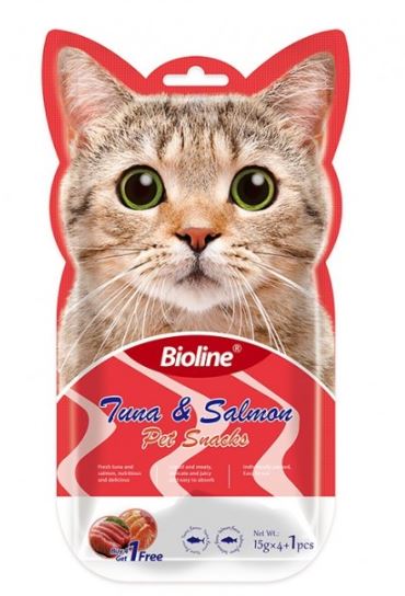 Bioline - Cat Treats - 5X15G