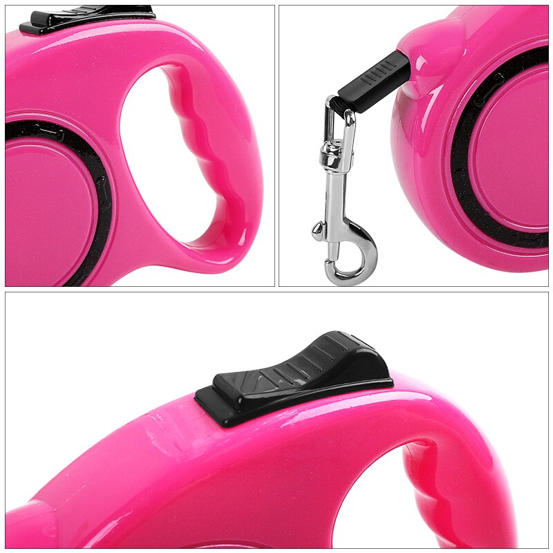 PL - Glossy Retractable Dog Leash - Small