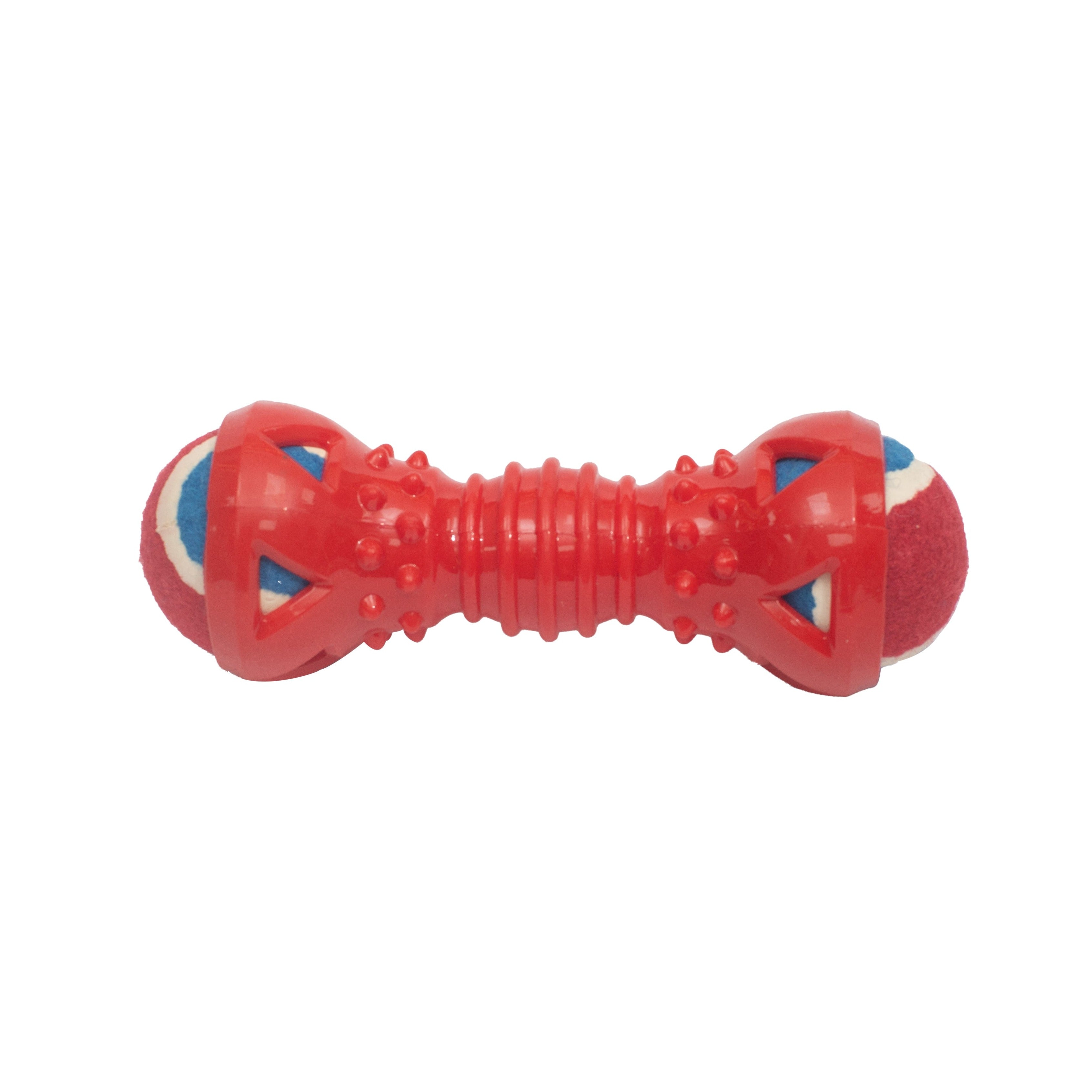 Fetch & Chew Dumbbell: Interactive Fun with Detachable Balls