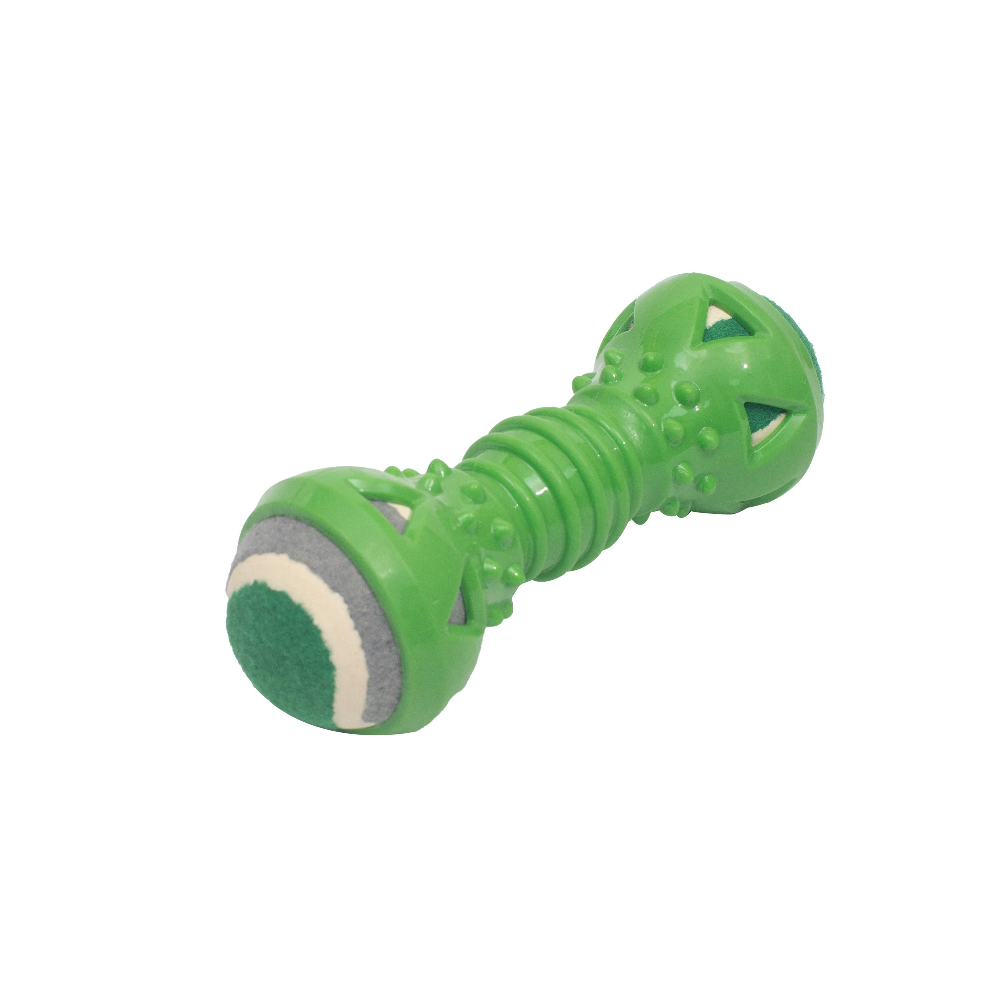 Fetch & Chew Dumbbell: Interactive Fun with Detachable Balls