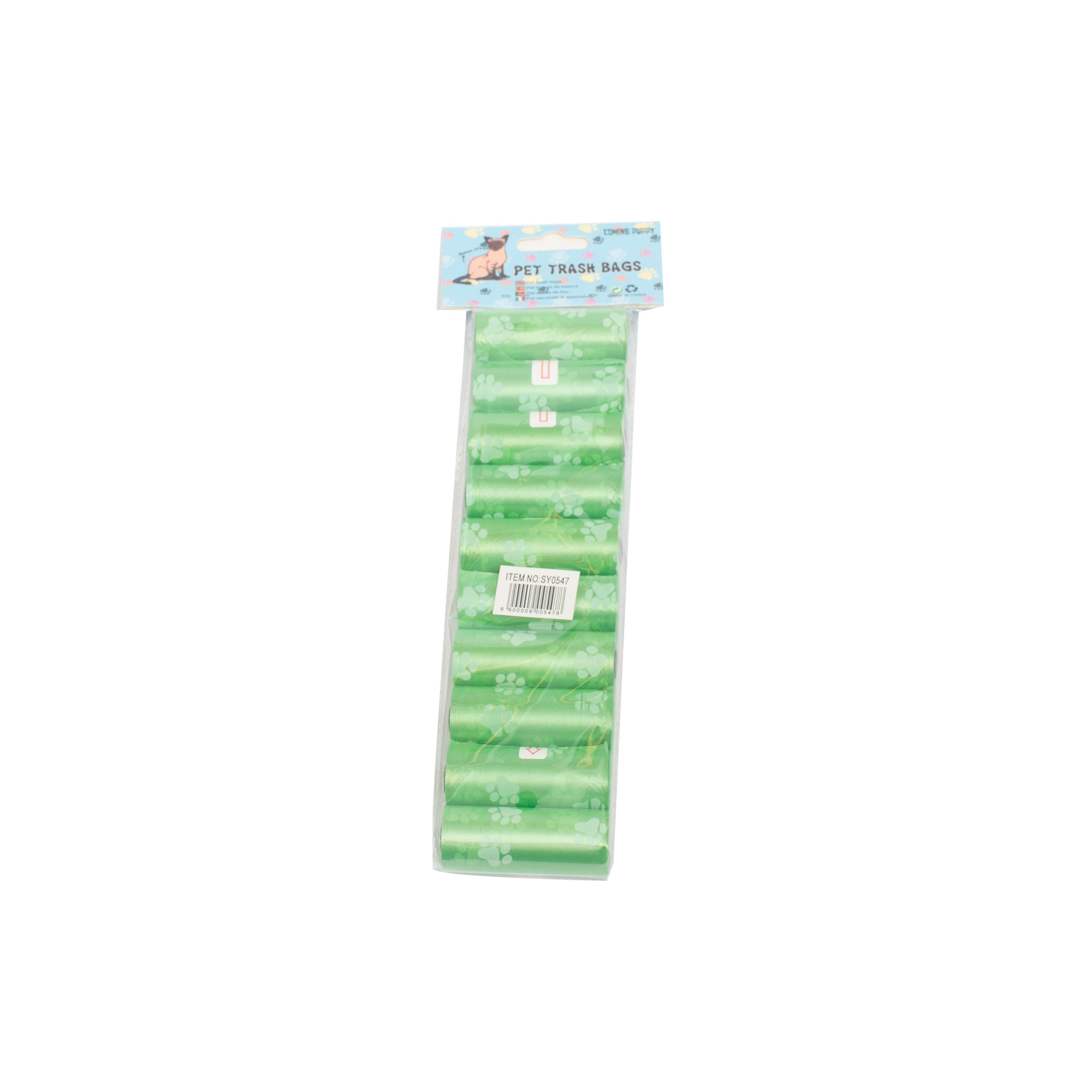 PL - Pet Poo Bags (10 Rolls) - Green