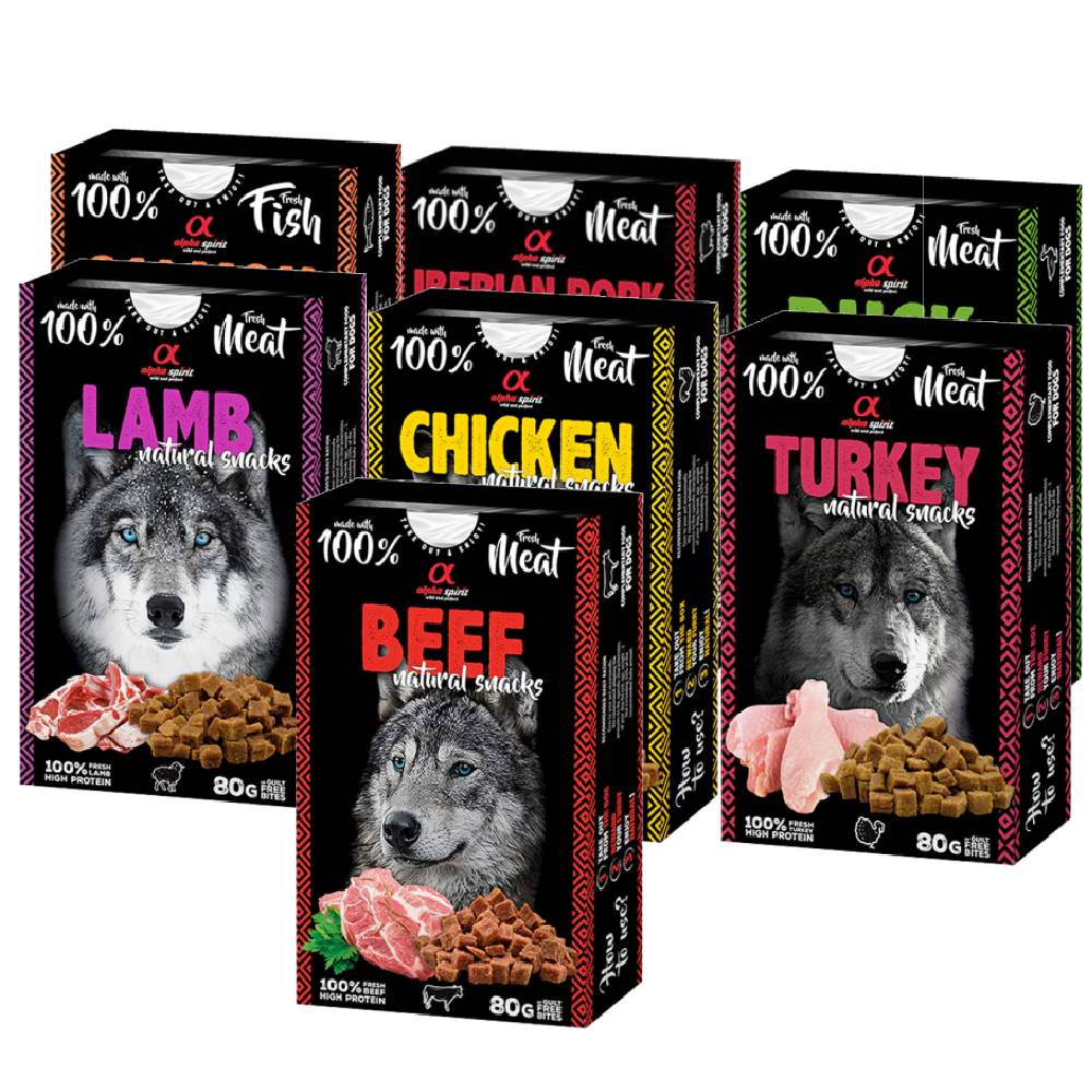 Alpha Spirit Natural Snacks for Dogs 80g – Pets Lounge