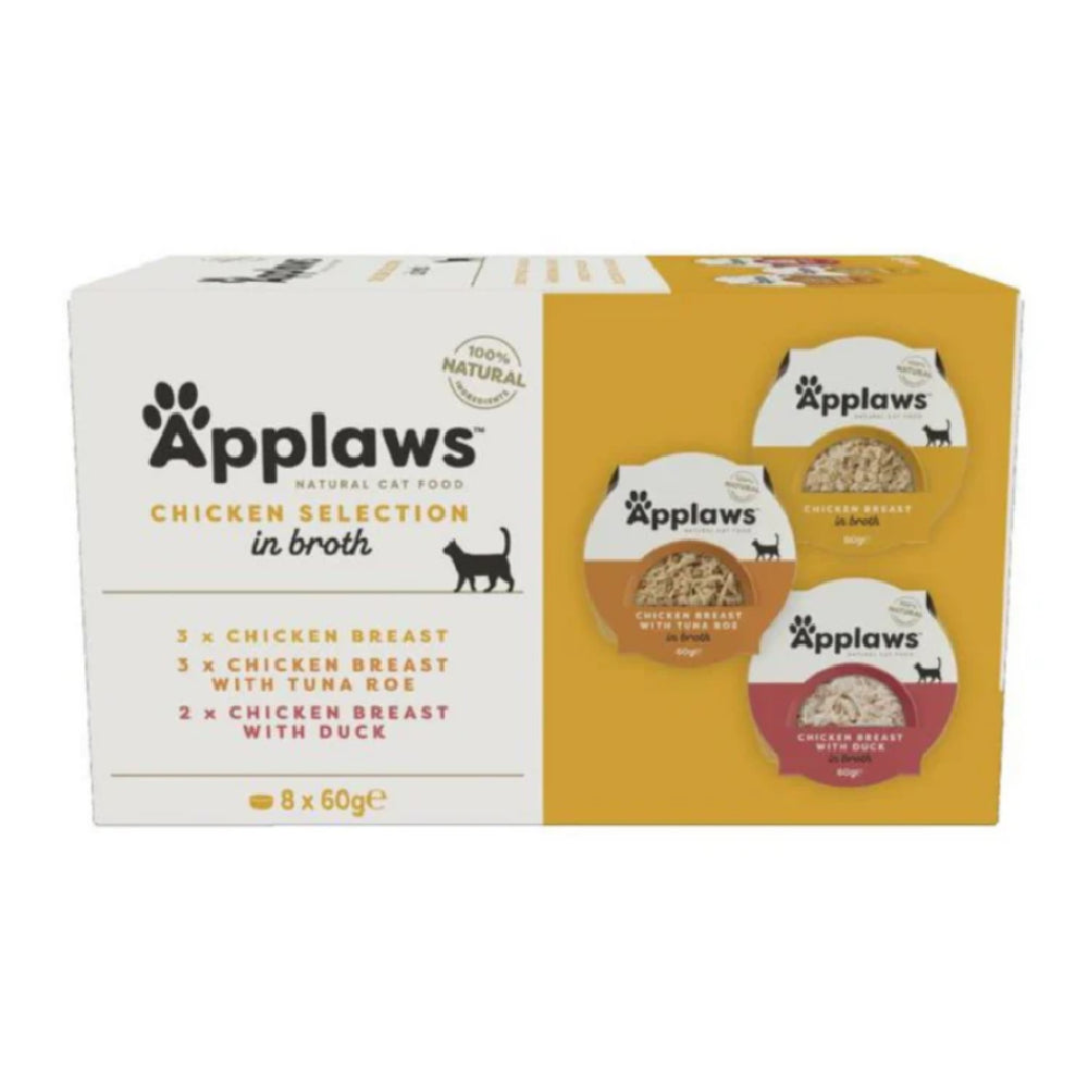Applaws - Cat Multipack Chicken Select 8 X 60G Pot