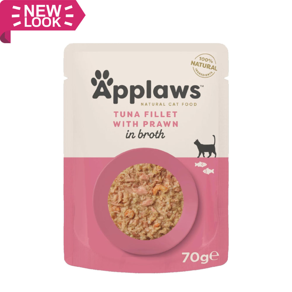 Applaws Tuna & Prawn Adult Wet Cat Food 70g Pouch