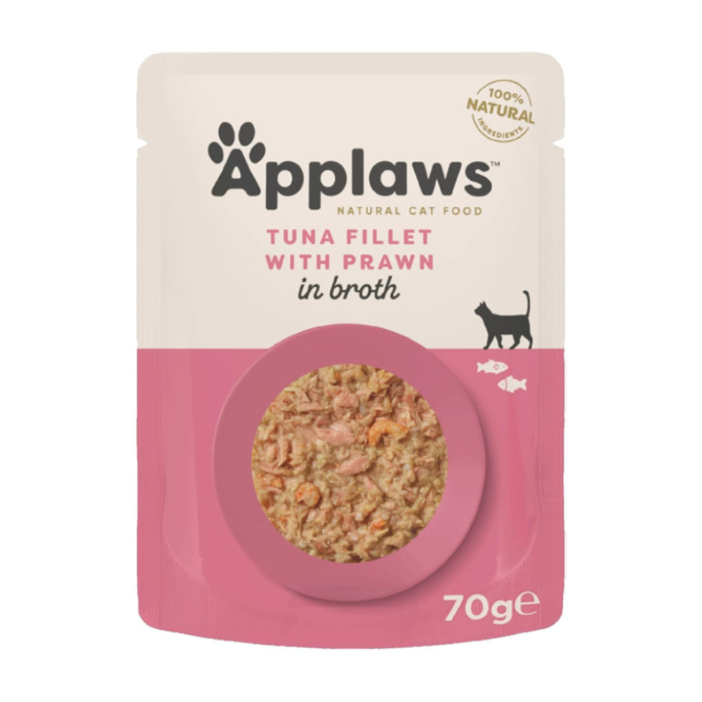 Applaws Tuna & Prawn Adult Wet Cat Food 70g Pouch