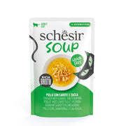 Schesir - Soup Cat Wet Food in Soup Pouch - Chicken With pumpkin - 40 G