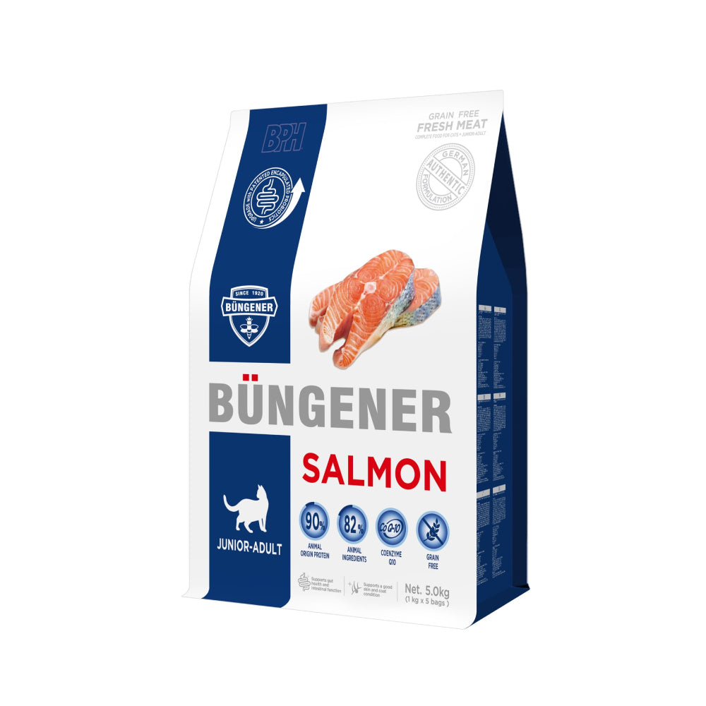 Bungener - Complete Food for Junior-Adult Cat Dry Food (Salmon)