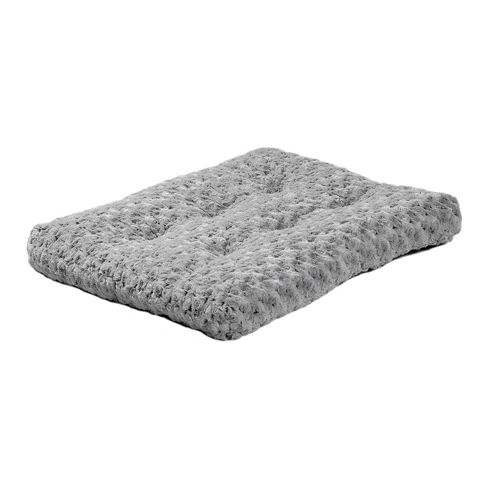 Midwest - QuietTime Deluxe Ombré Swirl Pet Bed – 18 inch (Grey)