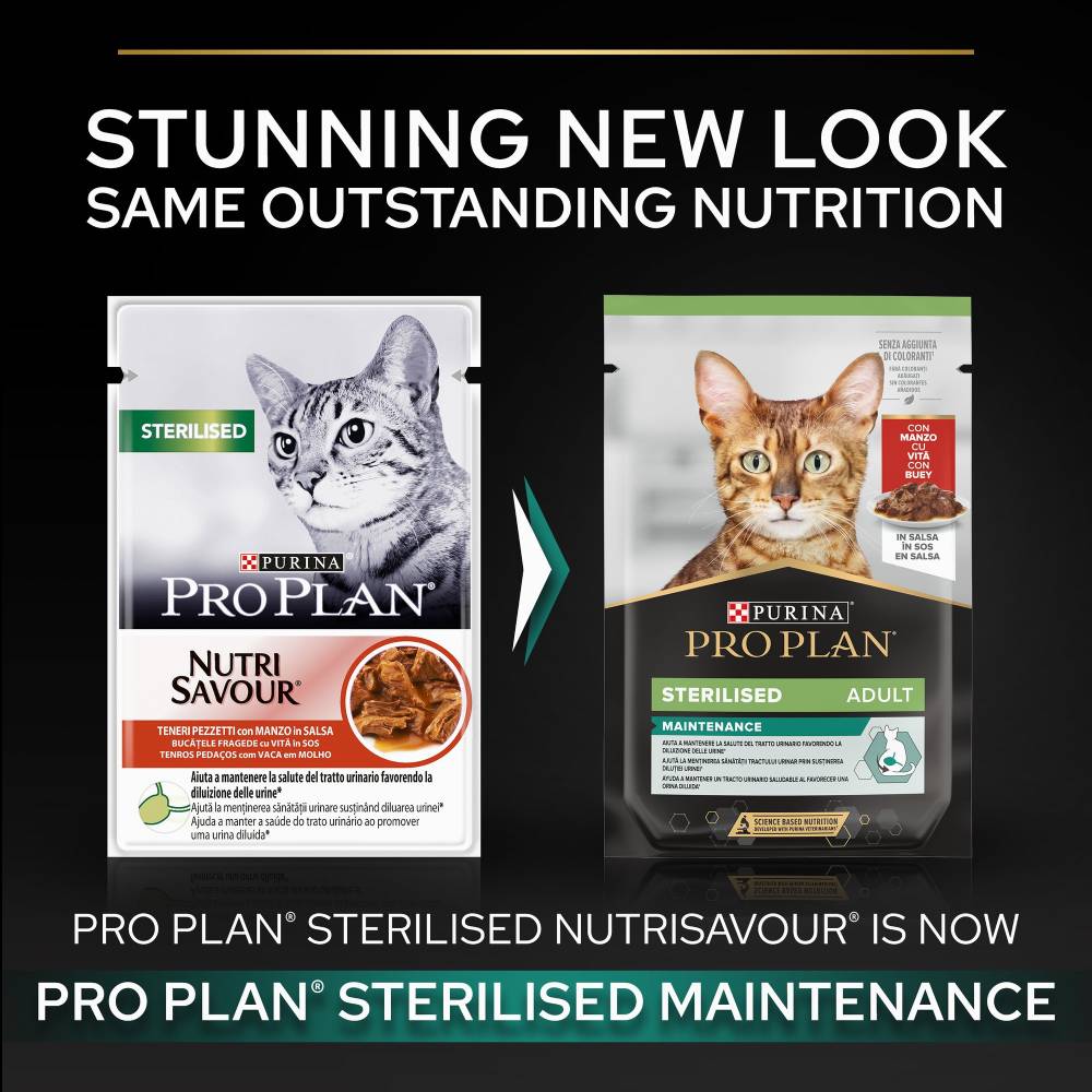 Pro Plan - Sterilised Cat Gig Beef, 85G