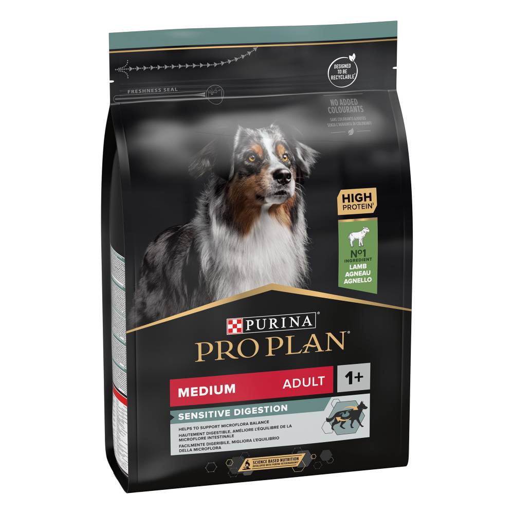 Pro Plan - Medium Adult Sensitive Digestion Dog Lamb 3KG