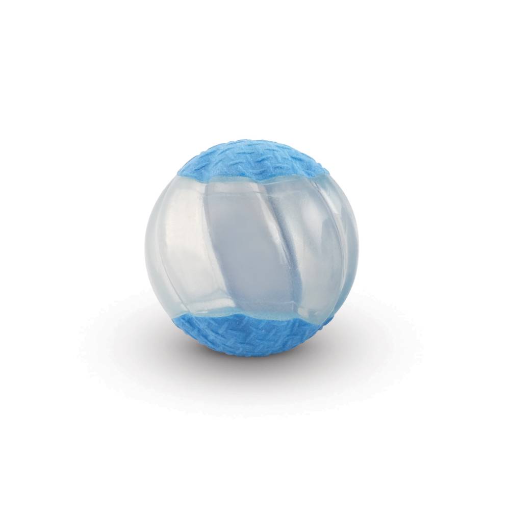 Zeus - Duo Ball, 6.3cm with Squeaker & Glow, 2pk