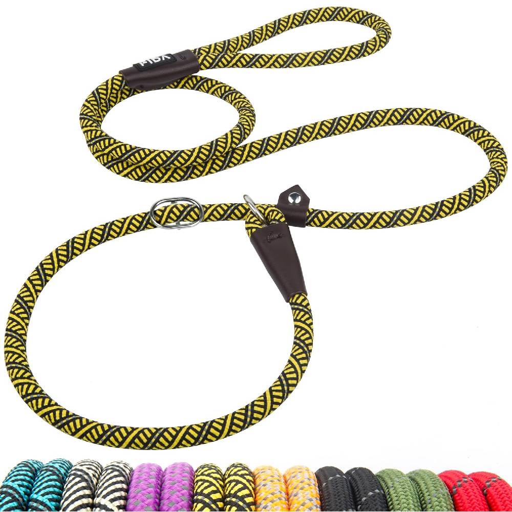 Fida Durable Slip Lead Dog Leash / Training Leash(6Ft Length, 1/2" Thick Rope)