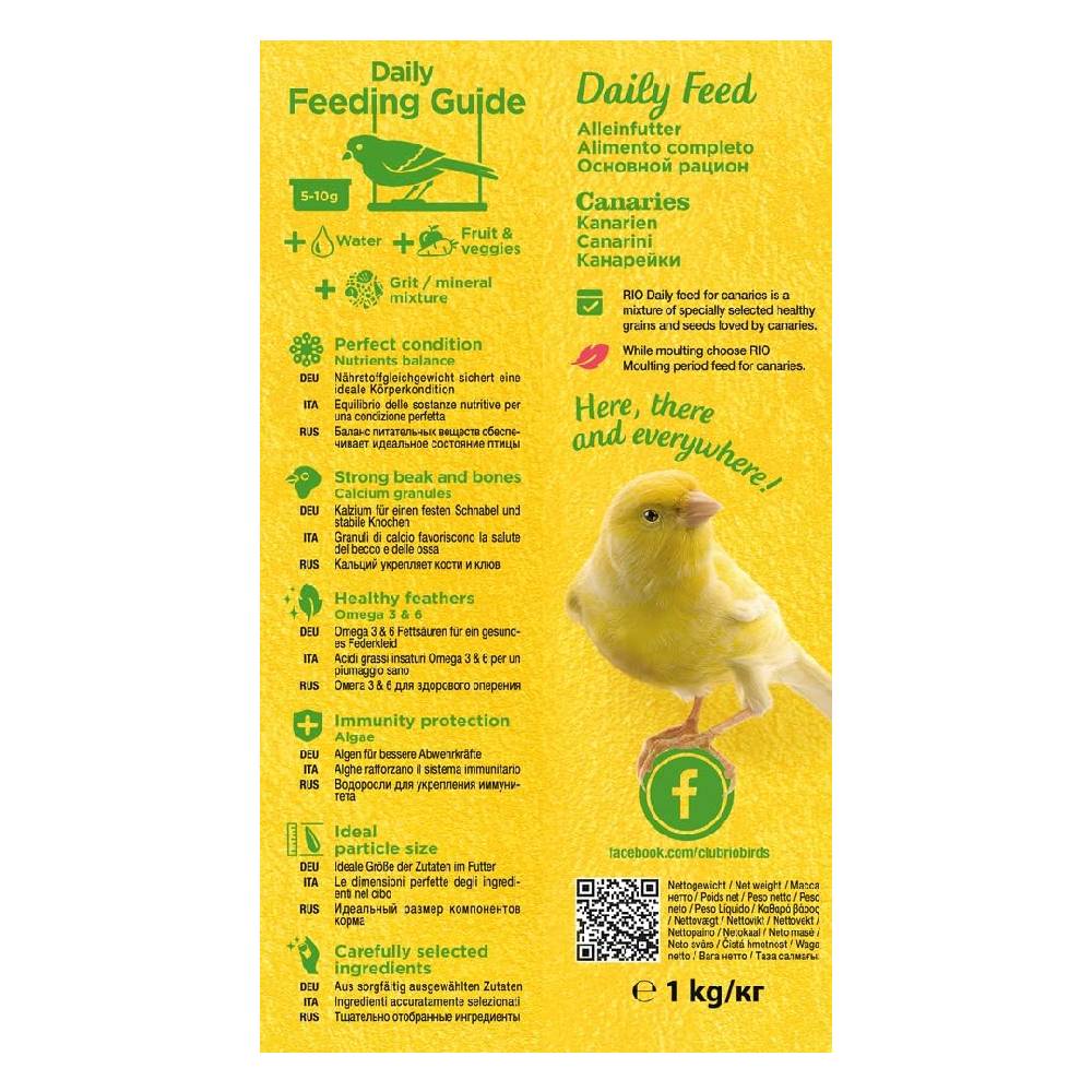 RIO - Daily Food For Canaries