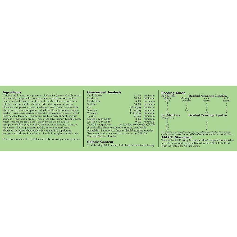 Taste of the Wild - Rocky Mountain Premium Dry Cat Food - 6.6 KG