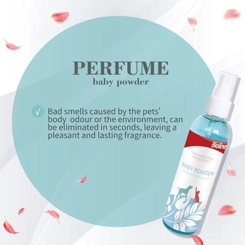 Bioline - Baby Powder Deodorizing Spray - 118 ml