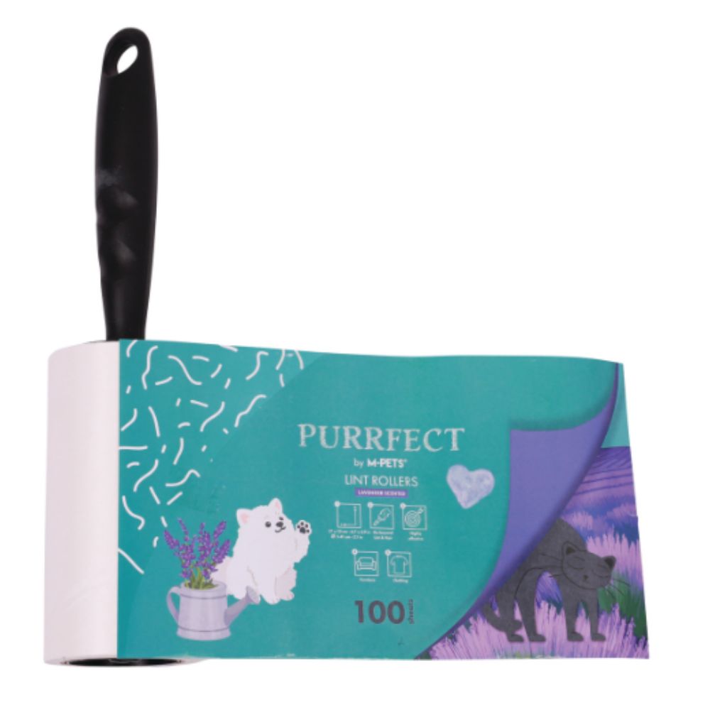 M-PETS - Purrfect Lint Rollers Lavender Scented 100 sheets