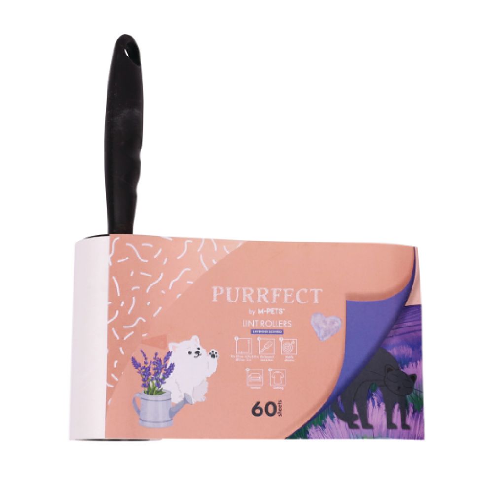 M-PETS - Purrfect Lint Rollers Lavender Scented 60 sheets