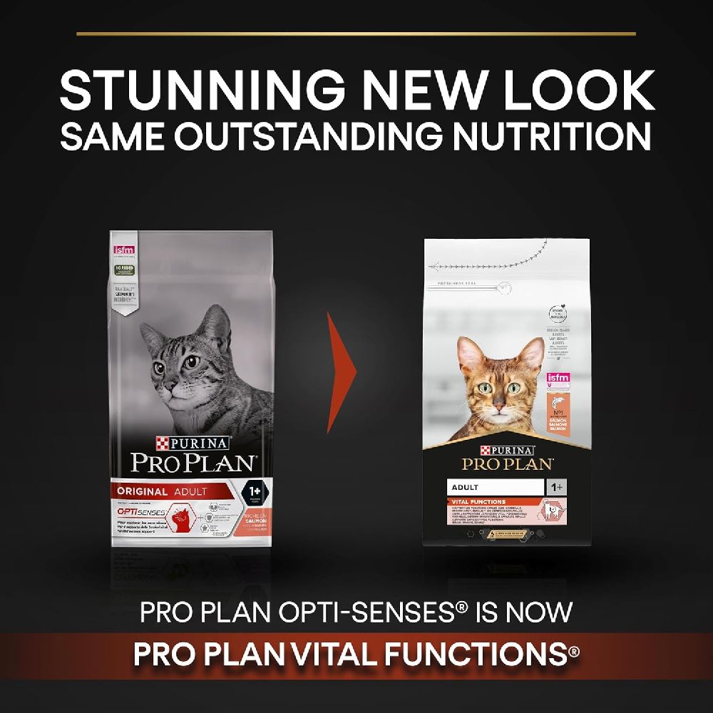 Purina Pro Plan Vital Function Adult Dry Cat Salmon, 1.5kg