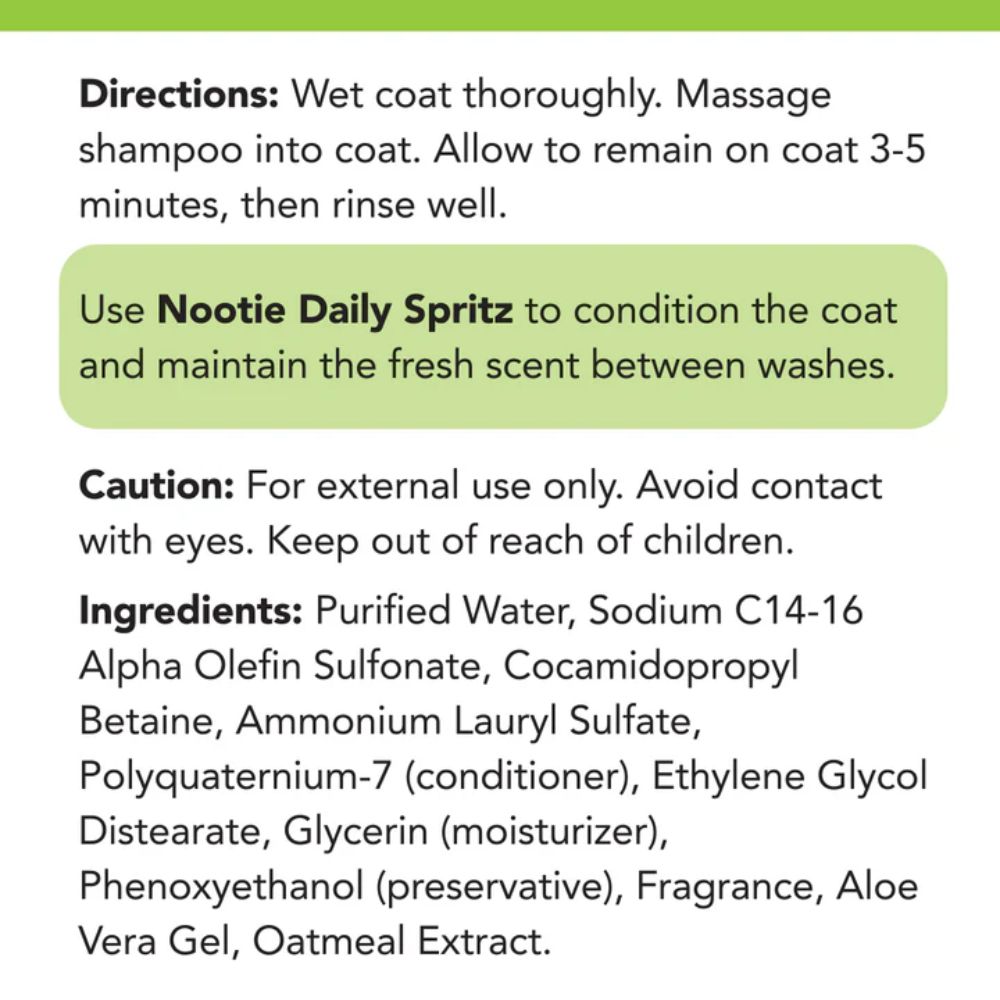 Nootie - Soothing Aloe Oatmeal Shampoo - Cucumber Melon 16Oz