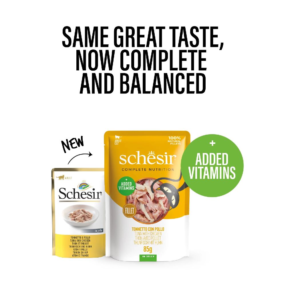 Schesir - Cat Pouch Tuna With Chicken 85g
