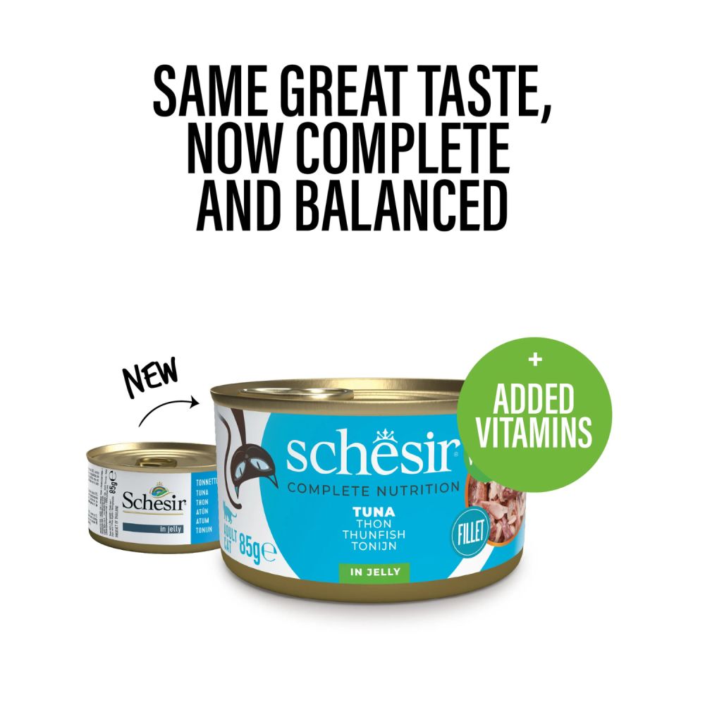 Schesir - Cat Wet Food With Tuna - 85g
