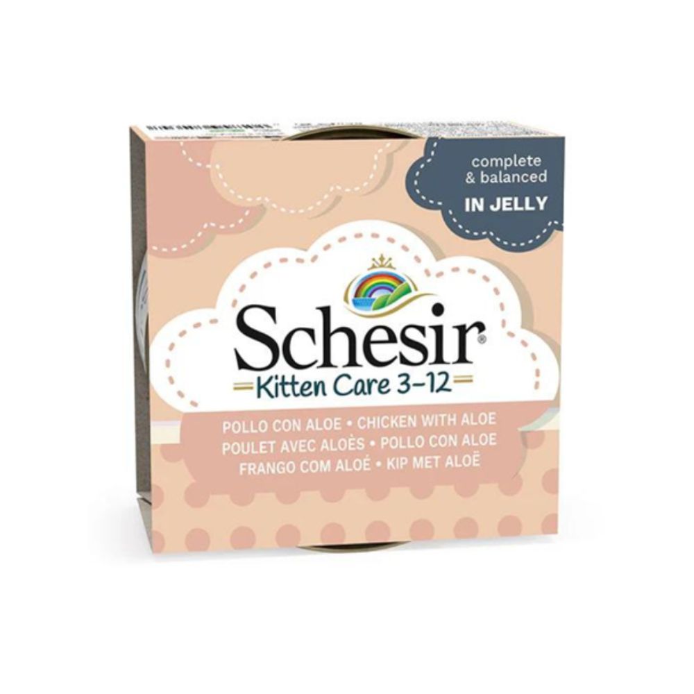 Schesir - Kitten Can Jelly Chicken/Aloe 85Gm