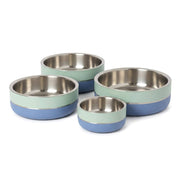 Saluki - Stainless Steel Double Wall Dog Bowls – Two Tone
