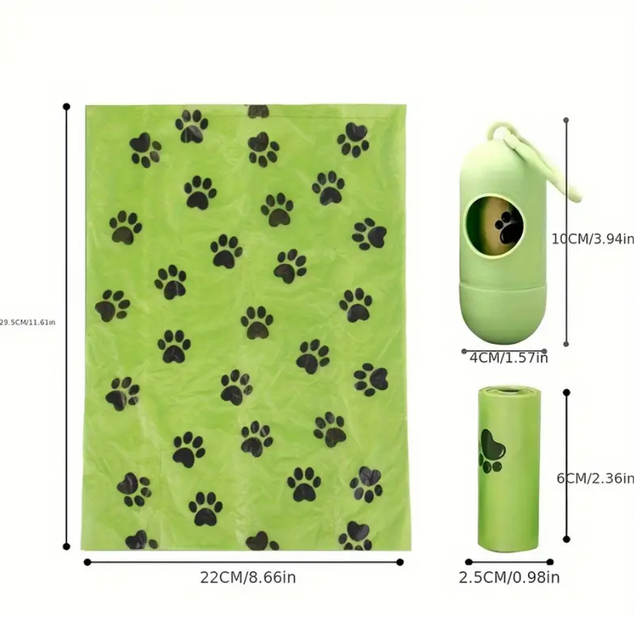 PL - Pet Poo bag Holder with 2 FREE Rolls