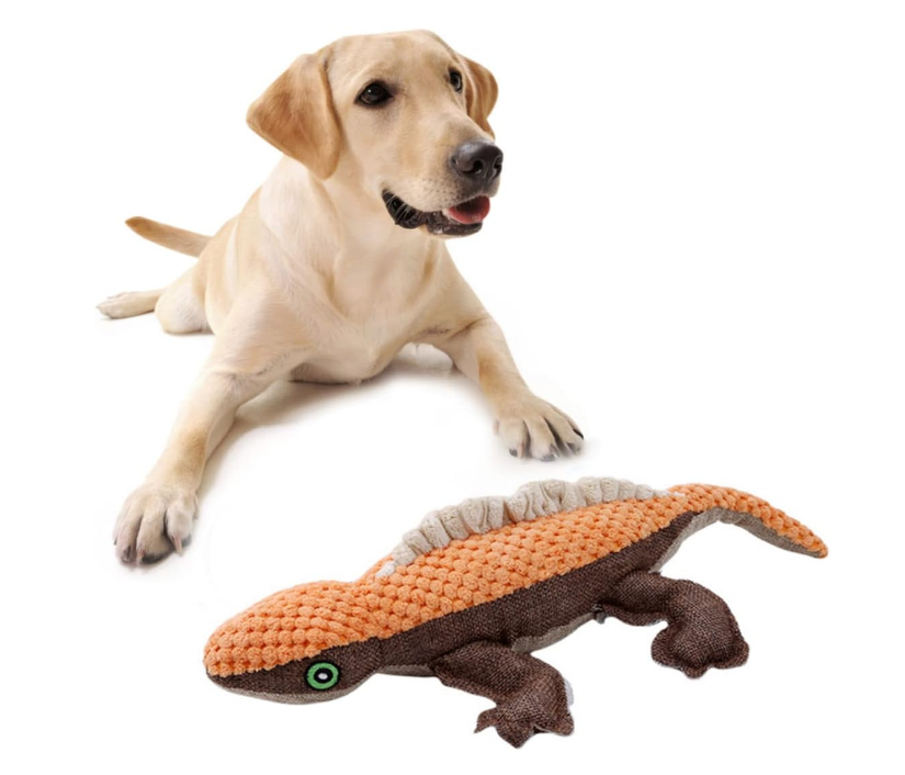 PL - Squeaky Gecko Dog Toy