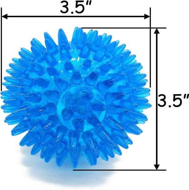PL - Spiked Squeaky Ball Toy - Medium