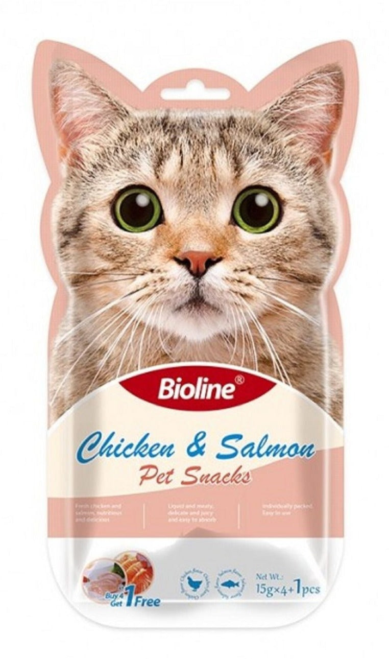 Bioline - Cat Treats - 5X15G