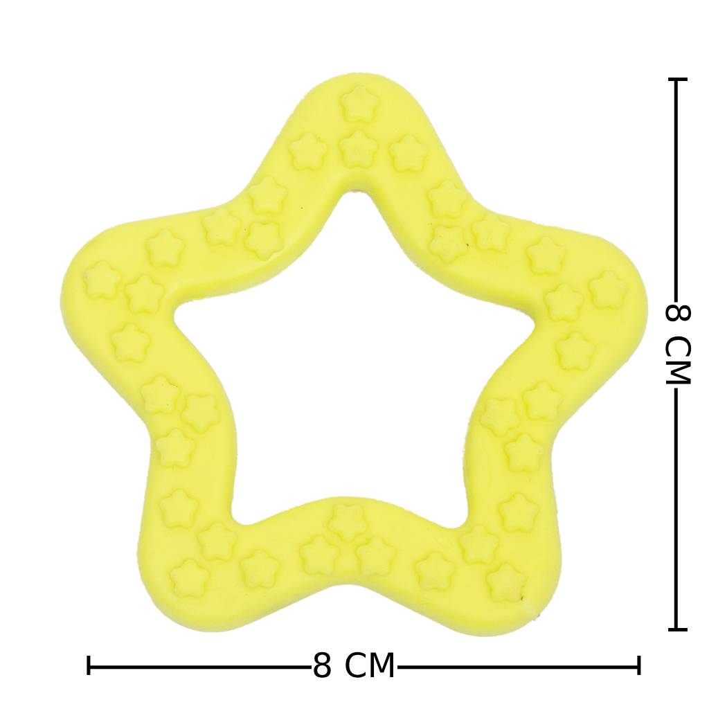 Small Star Paw-Textured Chew Toy | Durable and Engaging for Small Dogs