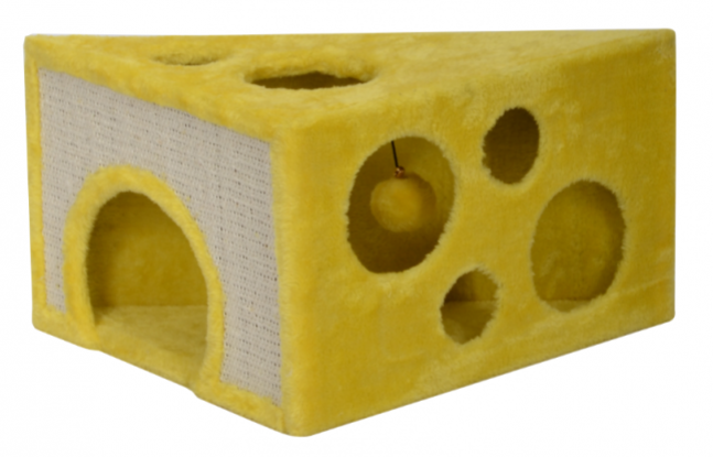 Catry Cat House With Scratcher 42x36x26cm