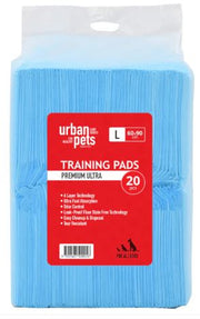 Urban Pets - Premium Puppy Pads - Blue 60X90CM (20PCS)