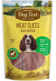 Dog Fest - Slices With Venison For Adult Dogs 90G