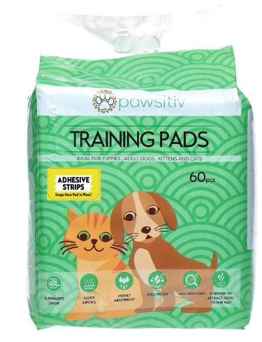 Pawsitiv Training Pads Unscented - Sticker 60PCS