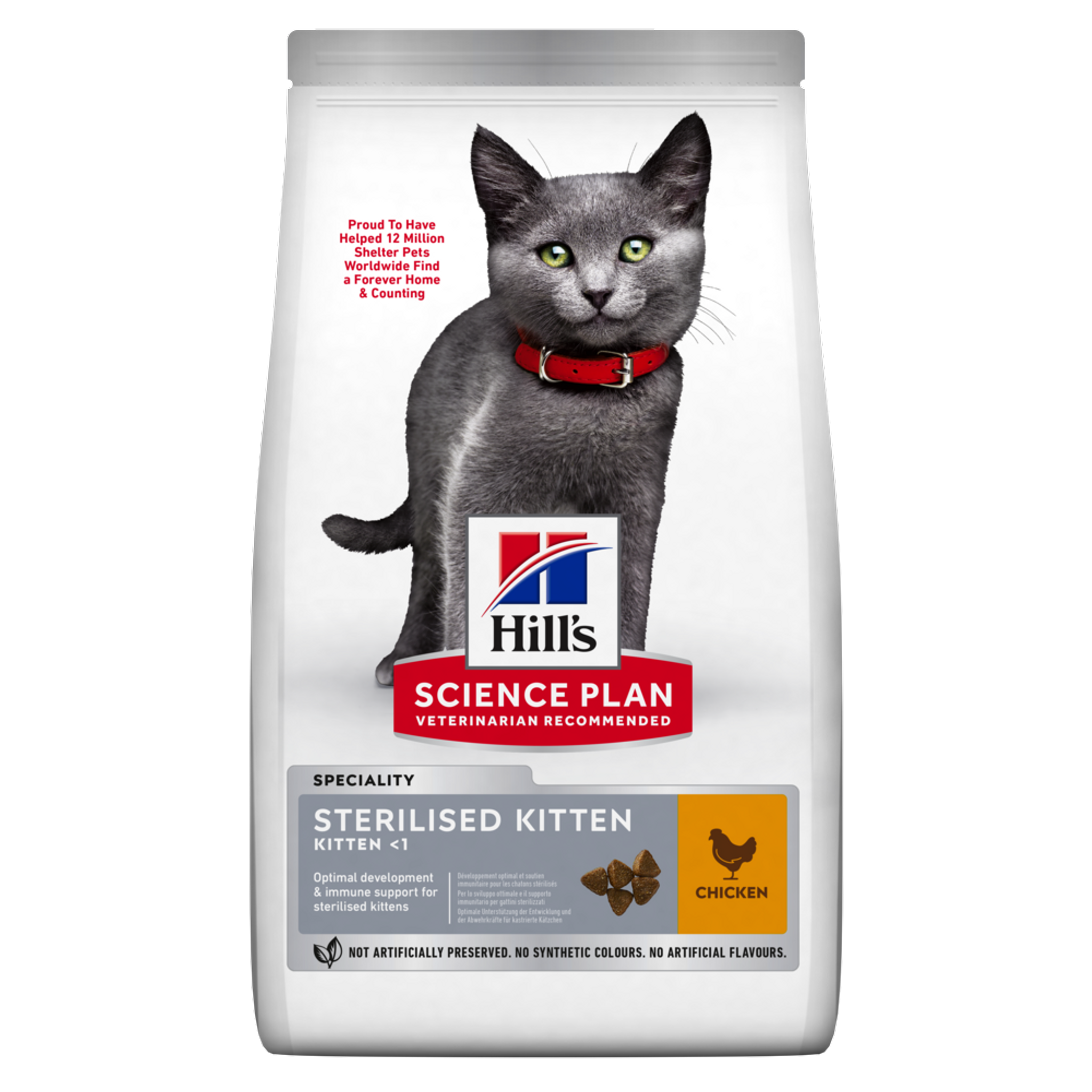 Hills - Science Plan Sterilised Kitten Food With Chicken (1.5 KG)
