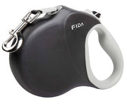 Fida Heavy Duty Retractable Dog Leash 26Ft (8M)- Black