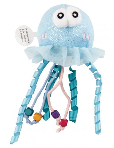 Gigwi - Shining Friends Jellyfish With Activated Led Light & Catnip Inside