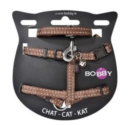 Bobby - Safe Harness & Lead - Maroon/Xs