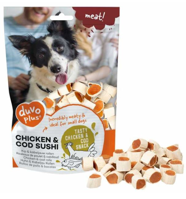 Duvo+ Meat Chicken & Cod Sushi 180 G