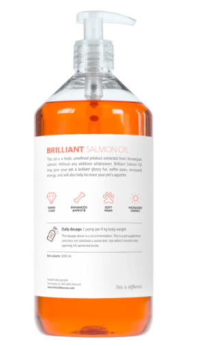 Brilliant Salmon Oil for Dogs and Cats 1000ml
