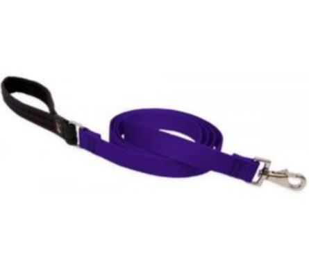 Lupine - Basic Solids Padded Handle Dog Leash 4Ft 1/2" Wide