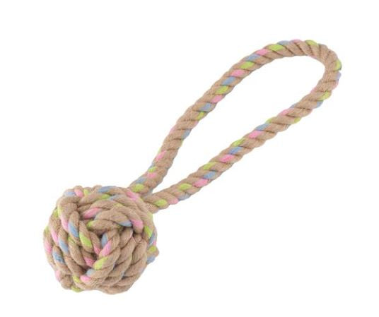 Beco Rope Hemp Ball With Loop