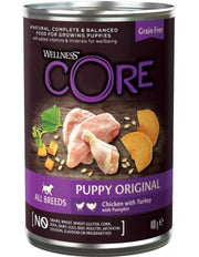 Wellness - Core Grain Free Chicken, Turkey & Pumpkin Recipe Wet Puppy Food, 400G