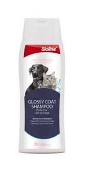 Bioline - Glossy Coat Shampoo-Dogs And Cats 250Ml