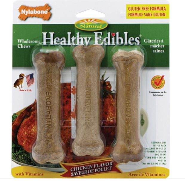 Nylabone Healthy Chicken Triple Red Bi