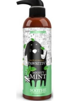 Pawsitiv - Natural And Tearless Shampoo For Dogs & Cats - Mighty Mint (Soothe) - 500ML